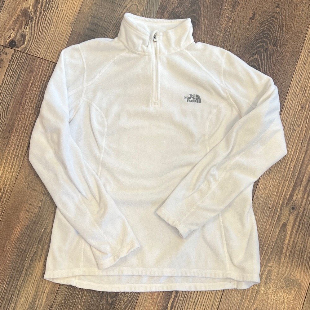 The North Face White Fleece Pullover